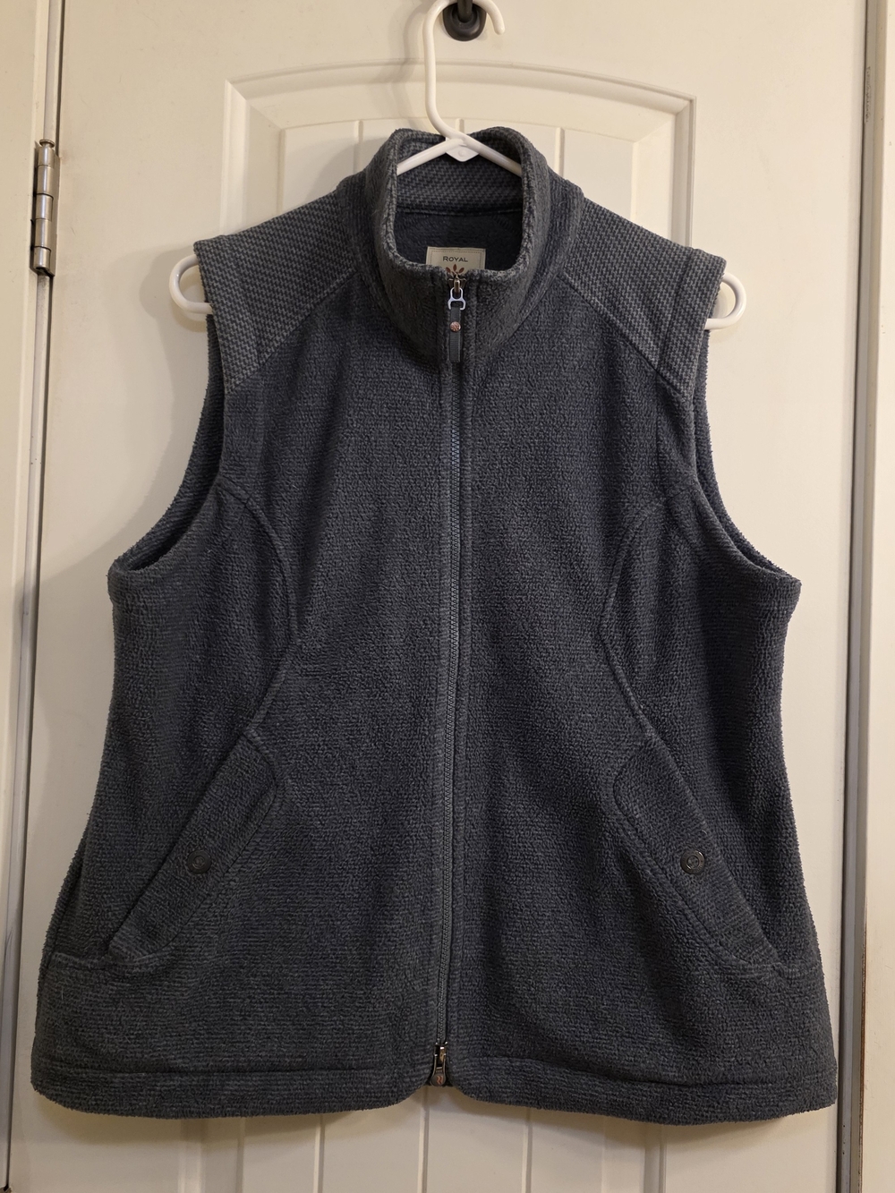 Royal Robbins Slate Gray Fleece Zip Vest